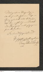 Nachlass Franz Steindachner, Brief von Franz Eilhard Schulze an Franz Steindachner (28.05.1900), Inv.Nr. 469.01, Seite 3